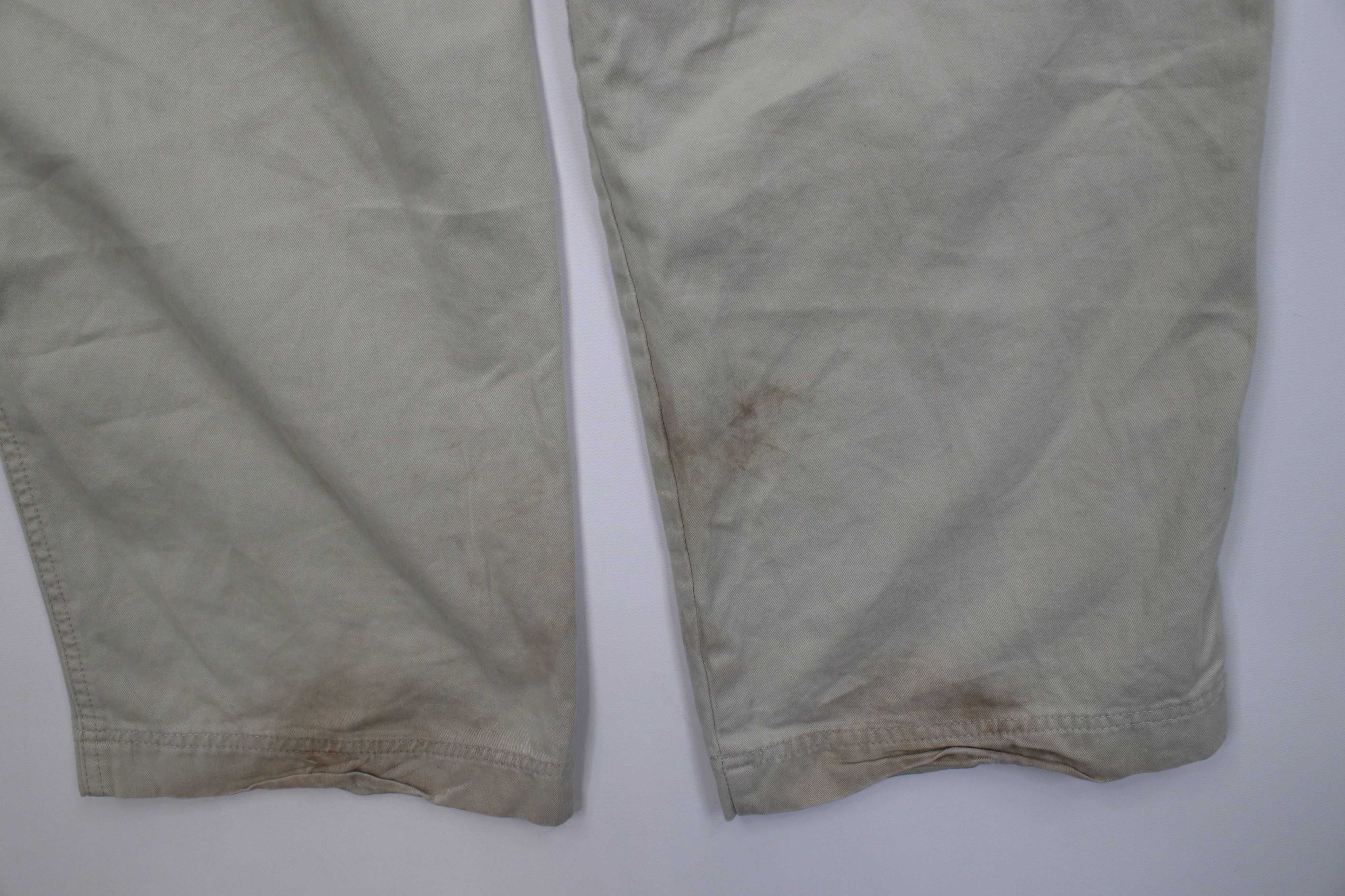 Eddie Bauer Vintage 90s Eddie Bauer Baggy Wide Leg Cargo Pants Stone Size US 34 / EU 50 - 13 Thumbnail