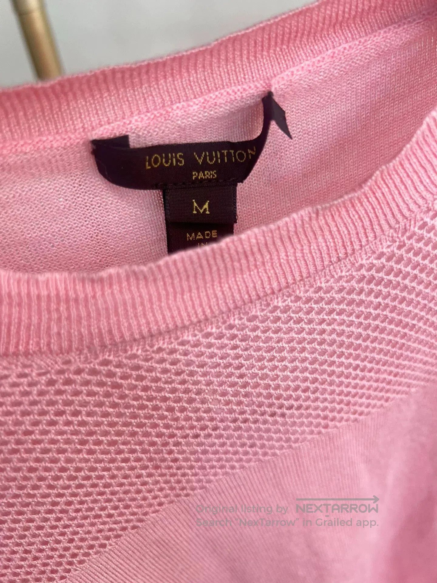 Louis Vuitton LV Knit Short Sleeve T. Size M / US 6-8 / IT 42-44 - 3 Thumbnail