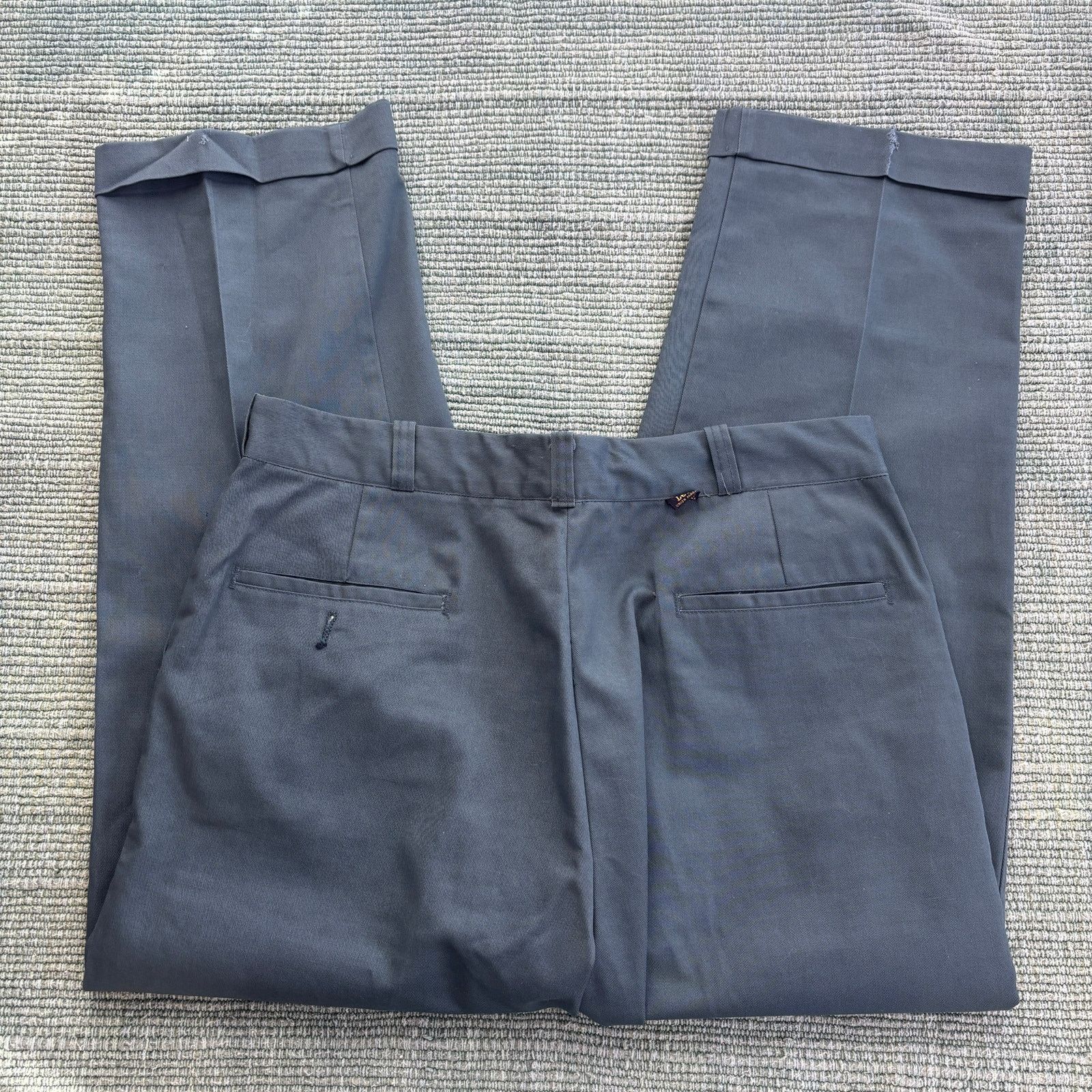 Lee × Vintage True vintage 60s era Lee gray tech twill pleated trousers Size US 34 / EU 50 - 4 Thumbnail