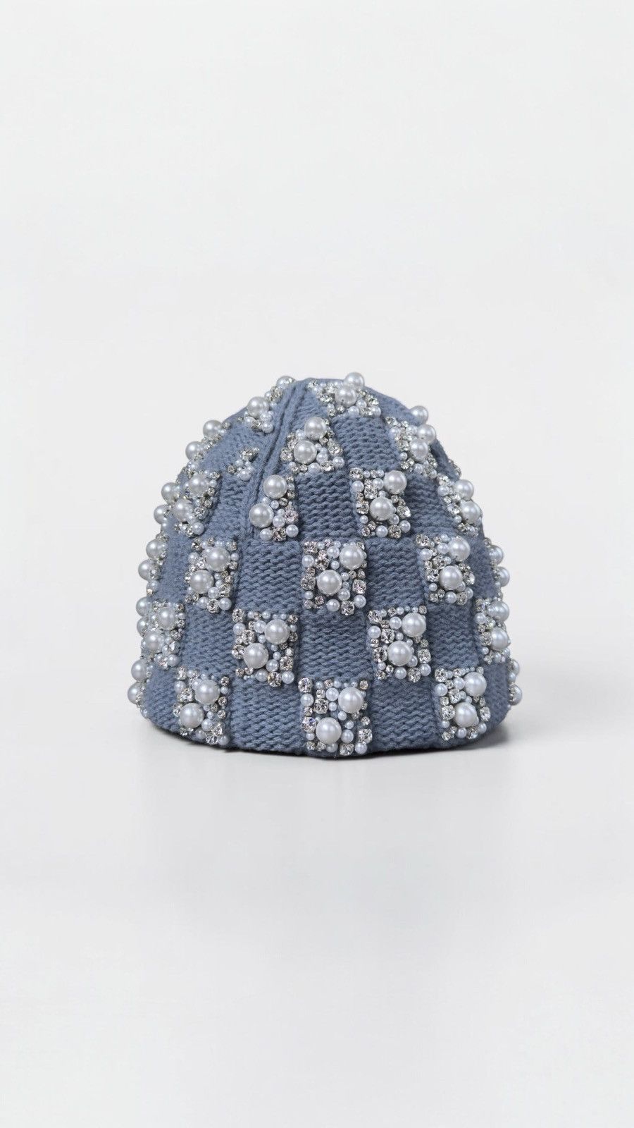 Louis Vuitton Louis Vuitton Damier Crystal and Pearl Beanie Size ONE SIZE - 3 Thumbnail