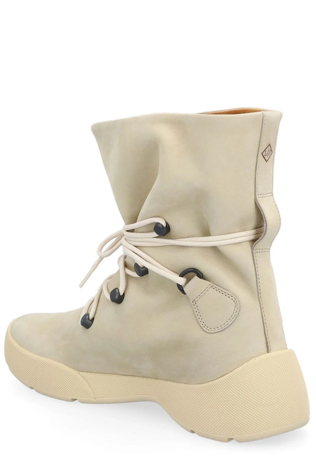 Loro Piana o1srvl11e0225 Round-Toe Lace-Up Boots in Beige Size US 10 / IT 40 - 3 Thumbnail
