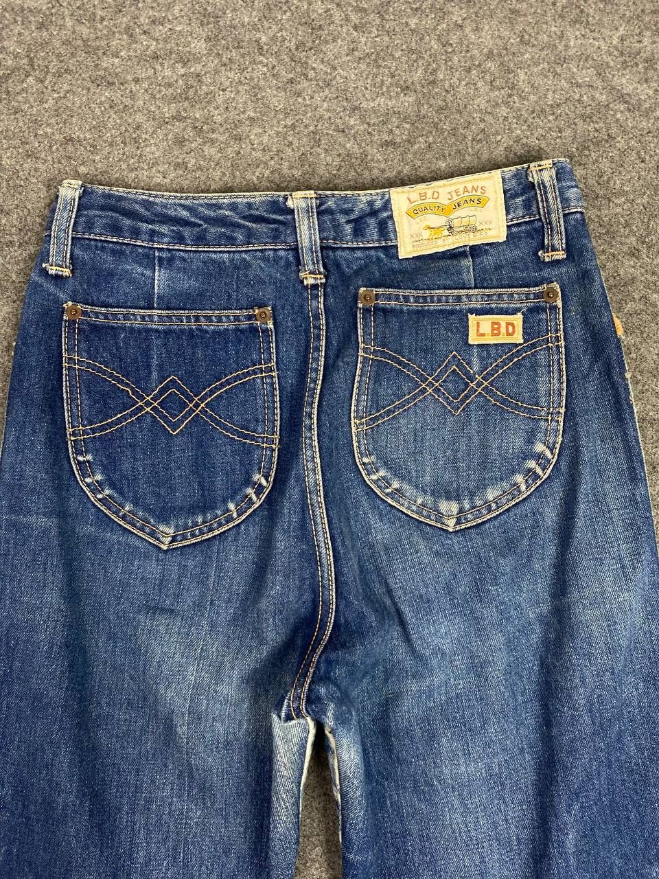 Vintage vintage lovebird denim talon zipper nice design Size US 27 - 3 Thumbnail