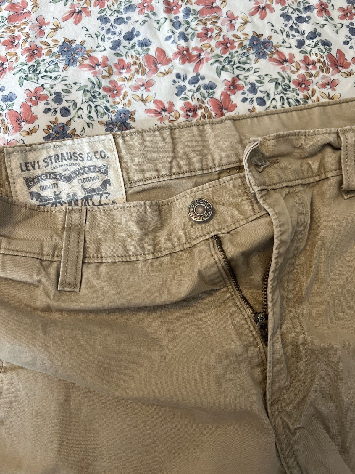 Levi's Levis Khaki Chino Size US 29 - 3 Thumbnail