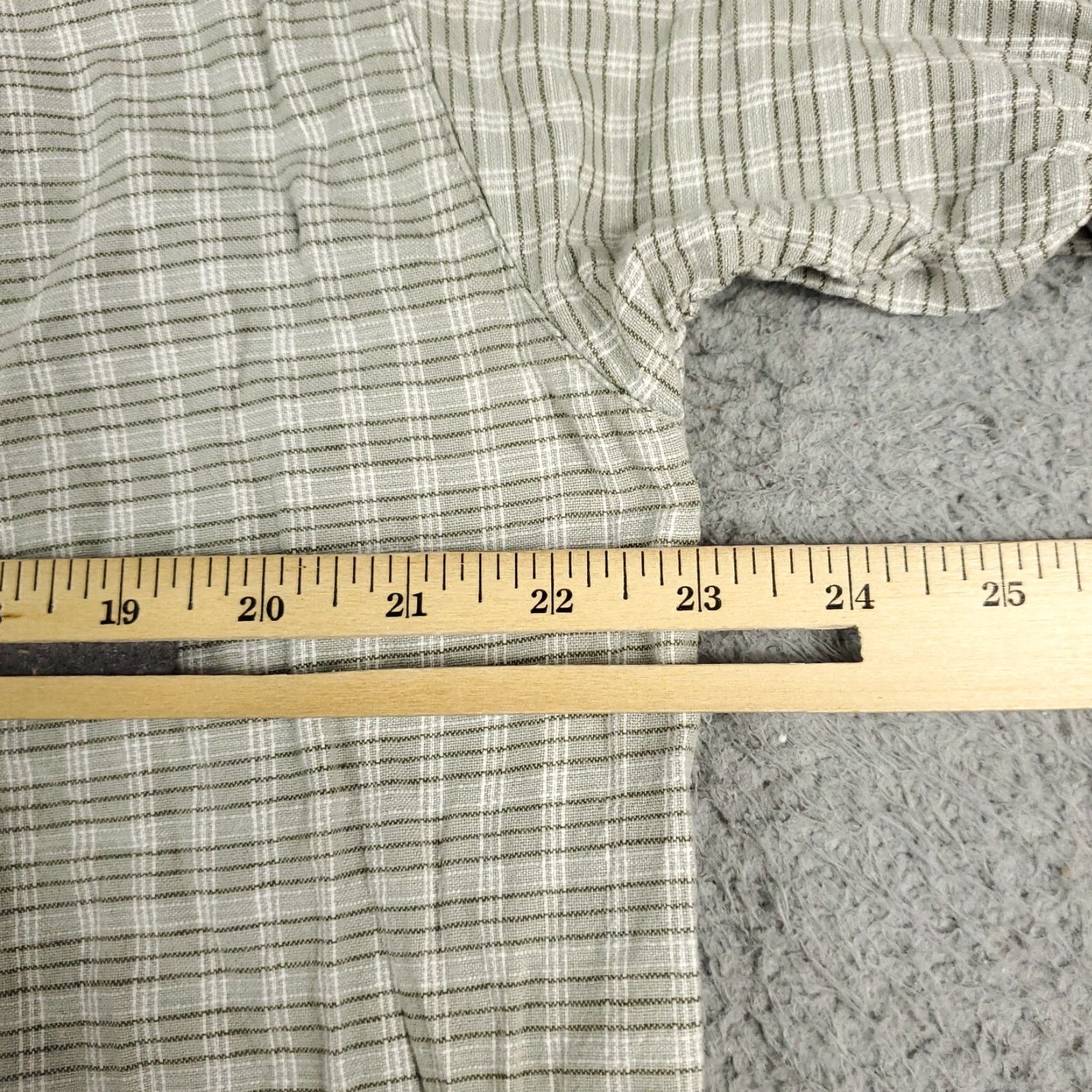 Vintage VINTAGE Columbia Men's Shirt Short Sleeve Casual Button Up Green Plaid 90s Size US L / EU 52-54 / 3 - 7 Thumbnail