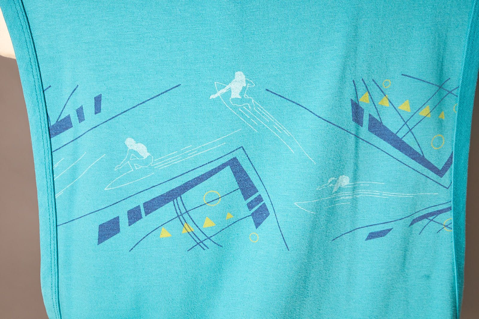 Ocean Pacific 1980s Ocean Pacific Open No Sleeve Surf Shirt Size US M / EU 48-50 / 2 - 6 Thumbnail