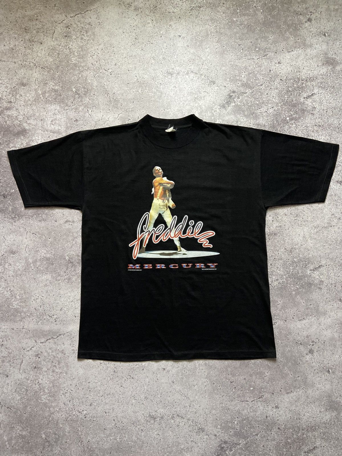 Band Tees 1994 Freddie Mercury bend tees vintage rare XL logo Size US XL / EU 56 / 4 - 1 Thumbnail