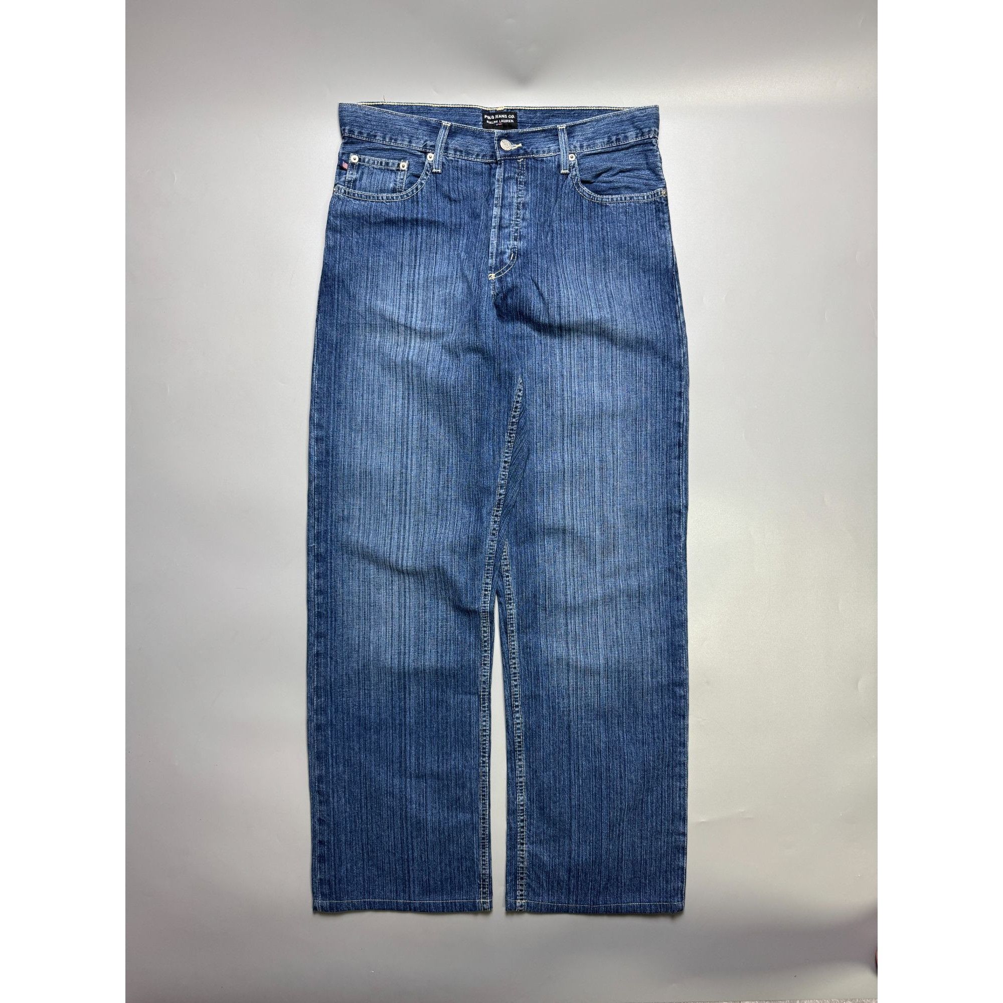 Polo Ralph Lauren Vintage Polo Jeans CO. Ralph Lauren Denim Jeans (Y1140) Size US 31 - 1 Thumbnail