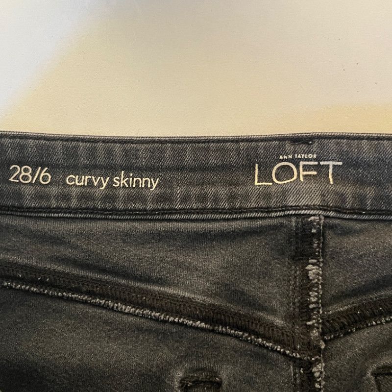 Loft Loft Women's Curvy Skinny Jeans Size 28" / US 6 / IT 42 - 5 Thumbnail