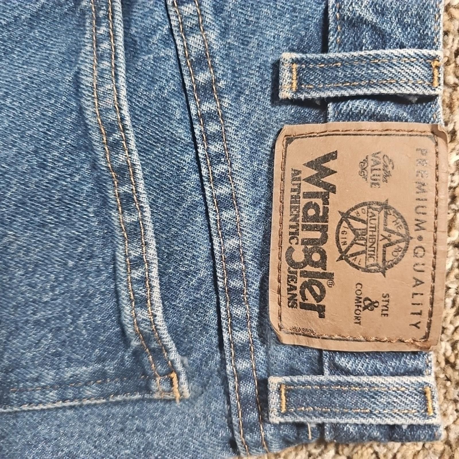 Wrangler Wrangler 34x30 Straight Leg Chainsaw Outdoor Work Jeans Size US 34 / EU 50 - 7 Thumbnail