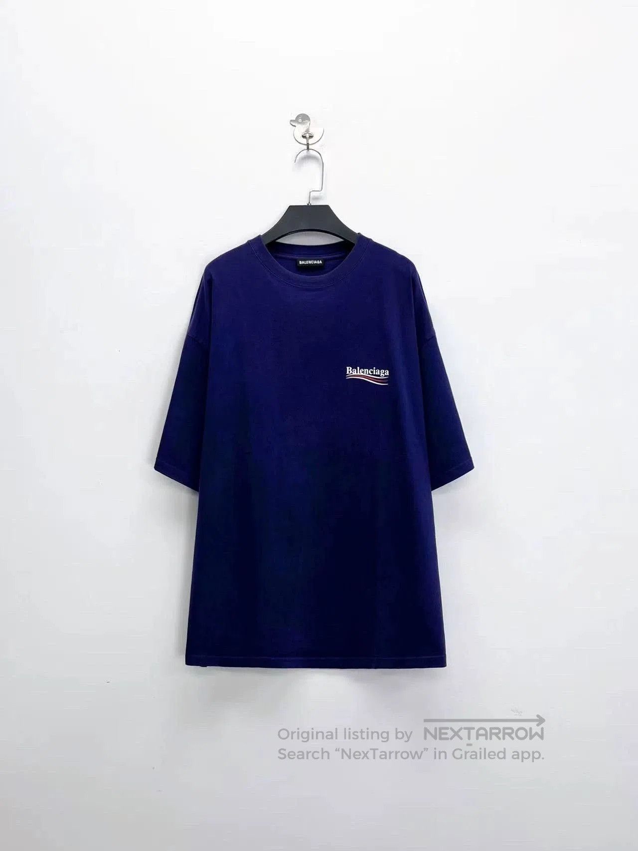 Balenciaga Coke Logo Wave Print T-shirt.