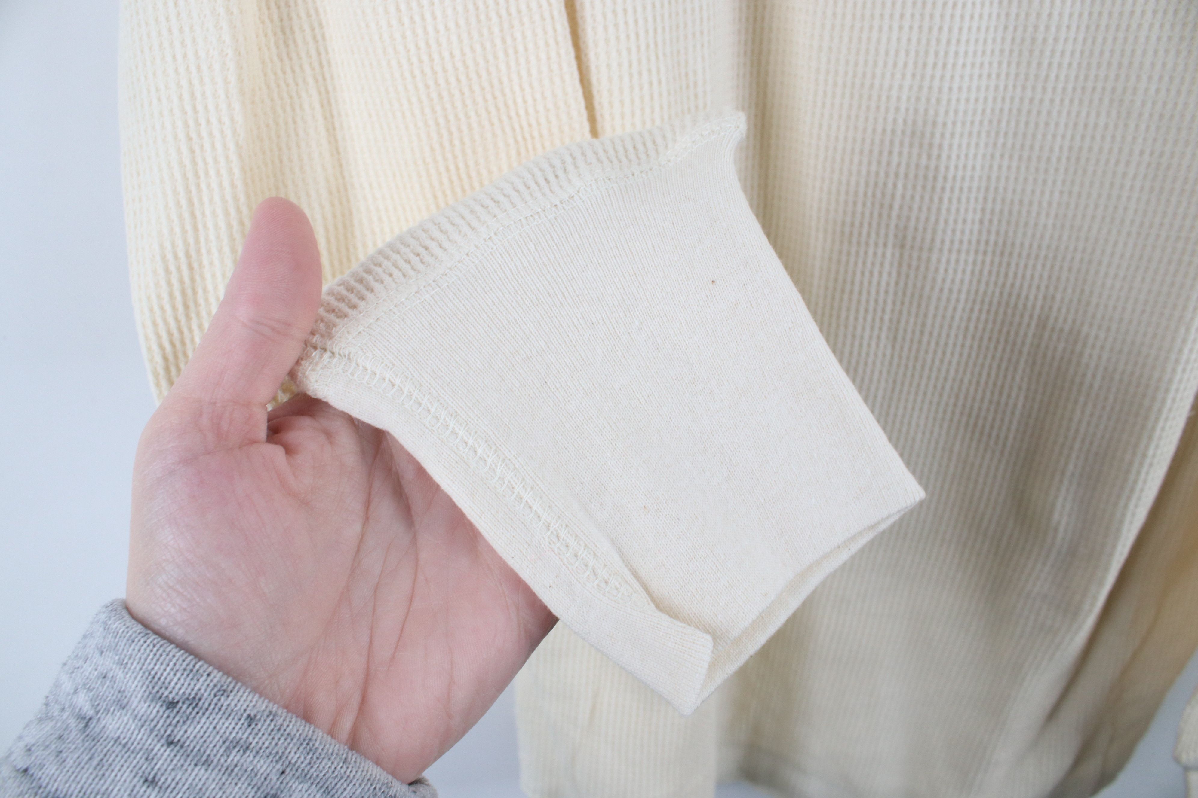 Vintage Vintage 90s Streetwear Waffle Knit Long Sleeve T-Shirt Size US XL / EU 56 / 4 - 4 Thumbnail