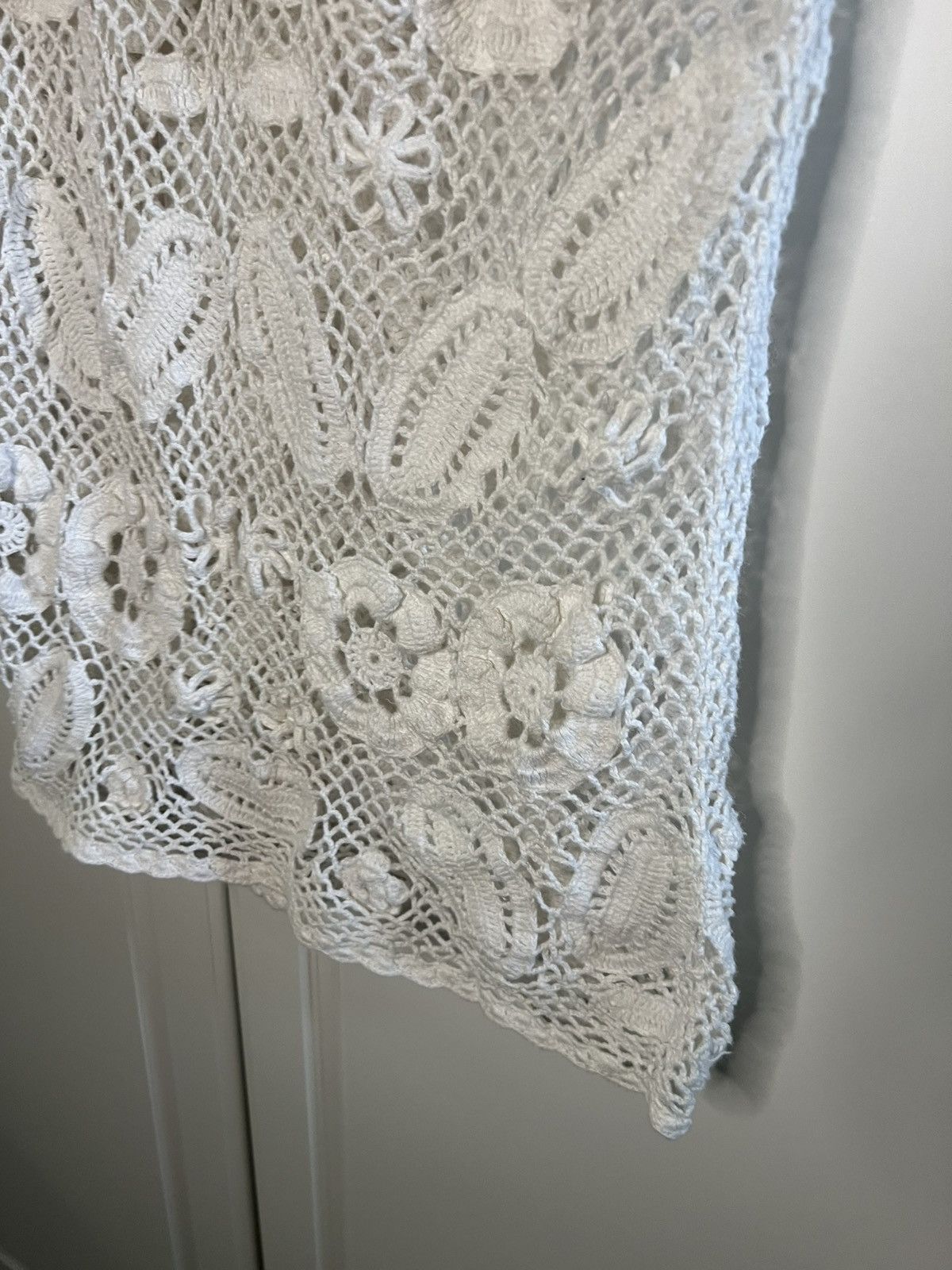 Vintage Vintage Hand Knit Crochet cottage core Sweater Size M / US 6-8 / IT 42-44 - 4 Thumbnail