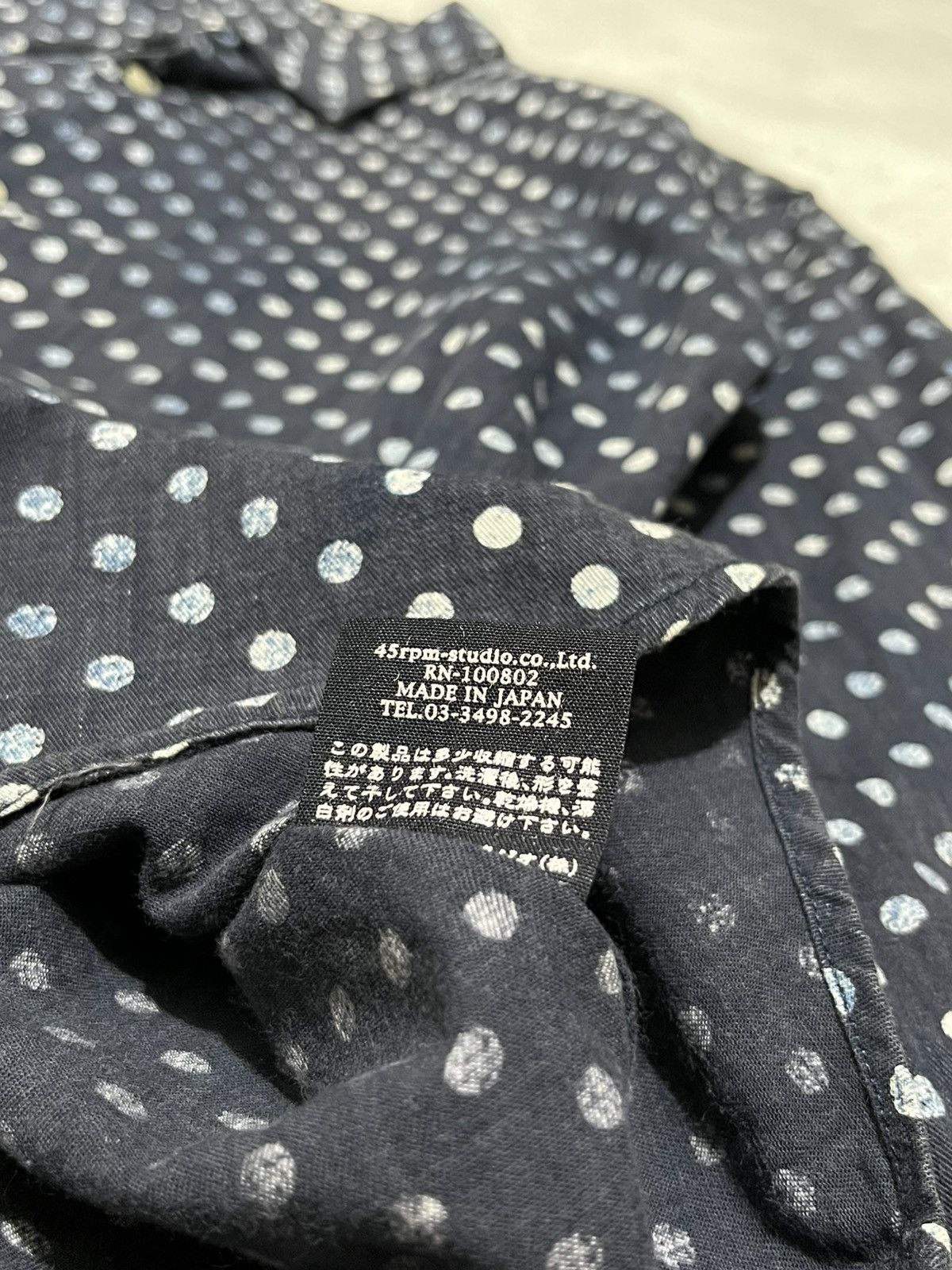45rpm × Comme des Garcons × Japanese Brand 45rpm Shirt button up Size US M / EU 48-50 / 2 - 3 Thumbnail
