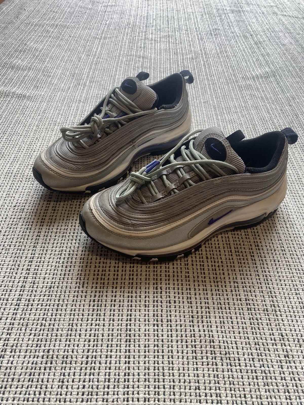 Nike Nike Air Max 97 Vintage Purple Silver Size US 6.5 / EU 39-40 - 5 Thumbnail