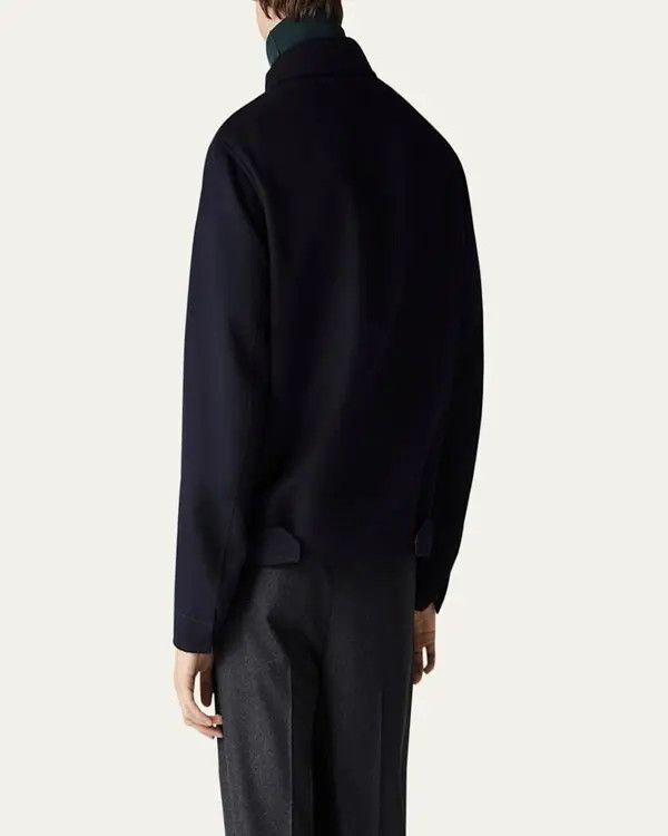 Loro Piana o1w1db10225 FAM4588 Bomber Jacket in Navy Blue Size US S / EU 44-46 / 1 - 2 Thumbnail