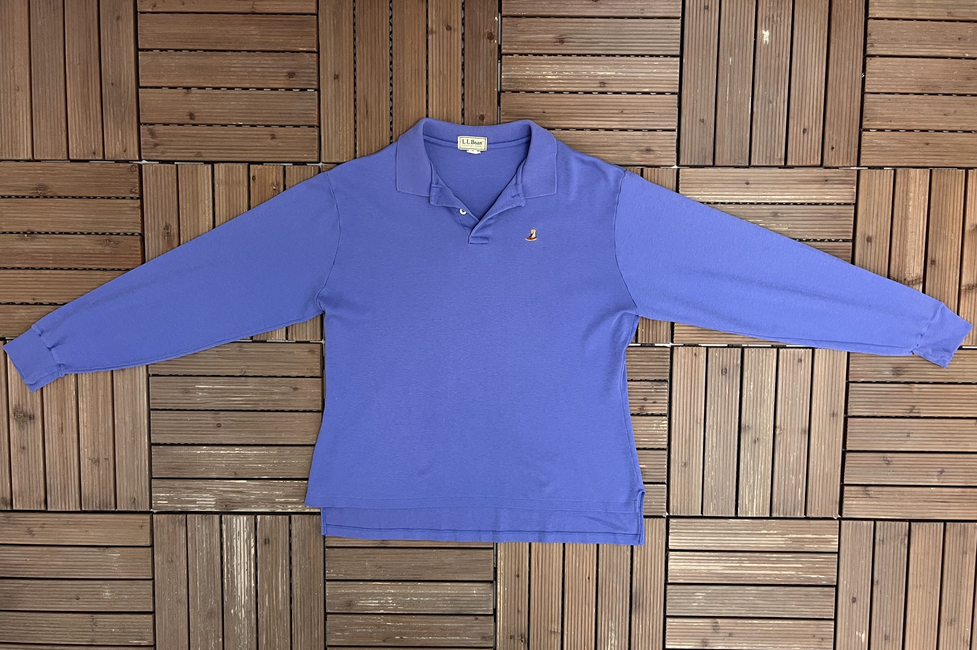 L.L. Bean × Vintage LL Bean Embroidered Vintage Quarter Button Sweater Size US XL / EU 56 / 4 - 5 Thumbnail