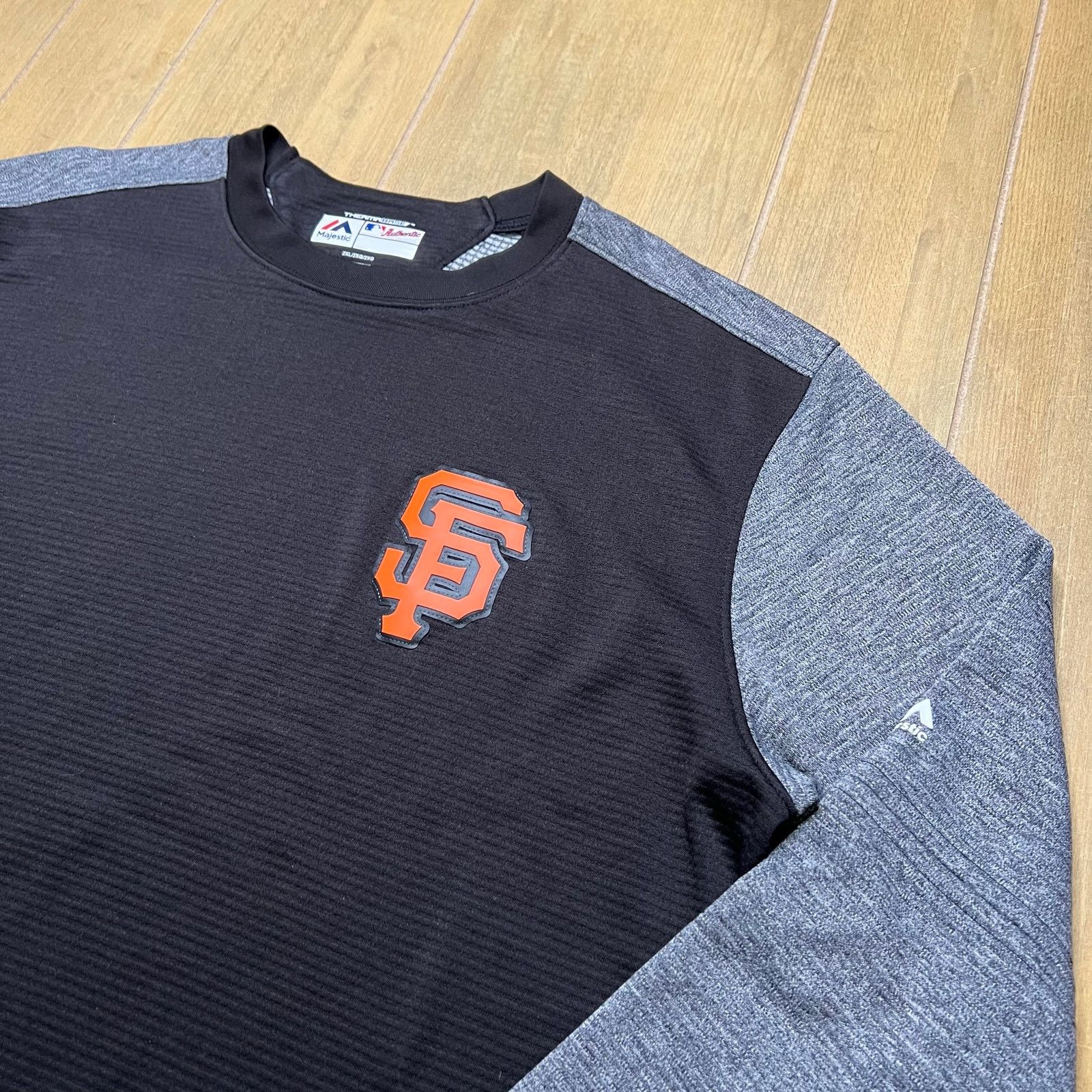 Majestic Majestic SF Giants Therma Base Crew Pullover 2XL MLB Y2K Size US XXL / EU 58 / 5 - 4 Thumbnail