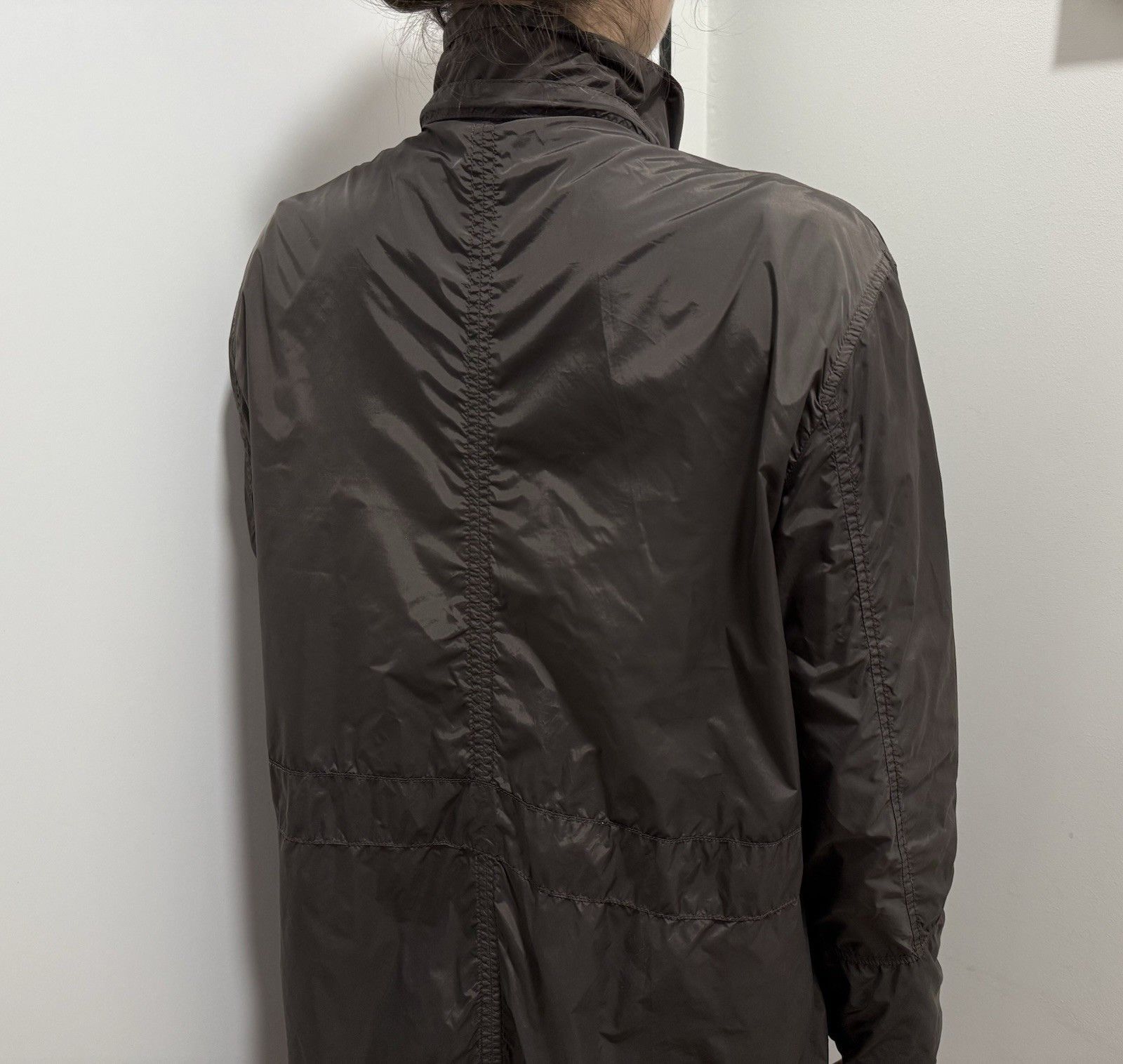 Moncler Vintage Moncler Womens Light Nylon Jacket Rain size 1 Size S / US 4 / IT 40 - 9 Thumbnail