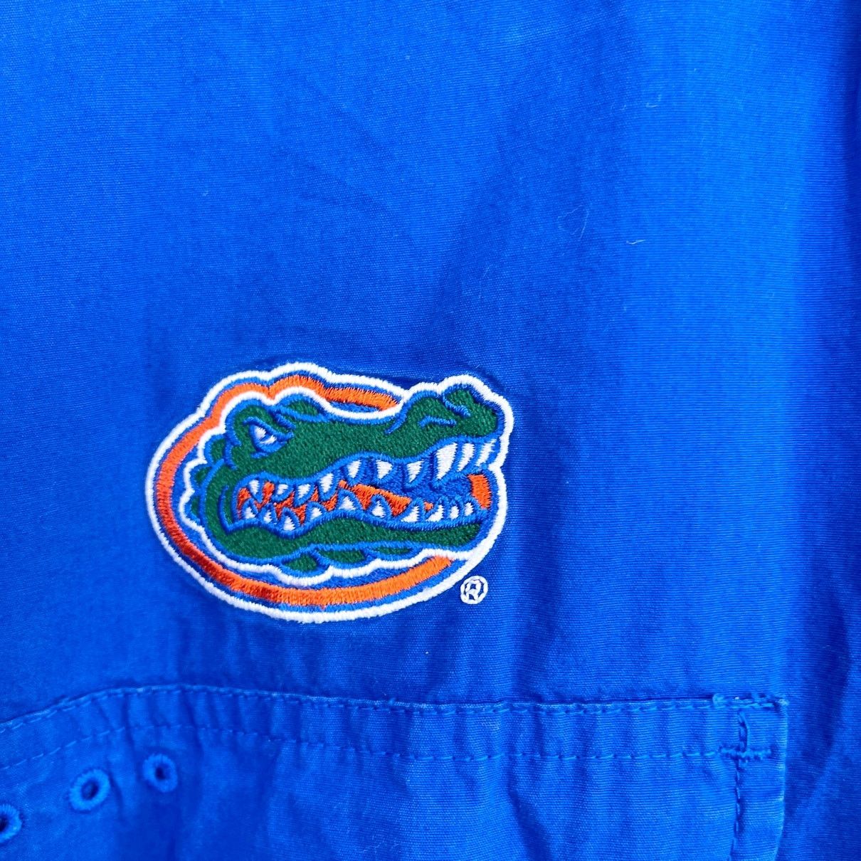 Columbia Florida Gators Columbia PFG Bonehead Shirt Blue Short Mens M Size US M / EU 48-50 / 2 - 3 Thumbnail