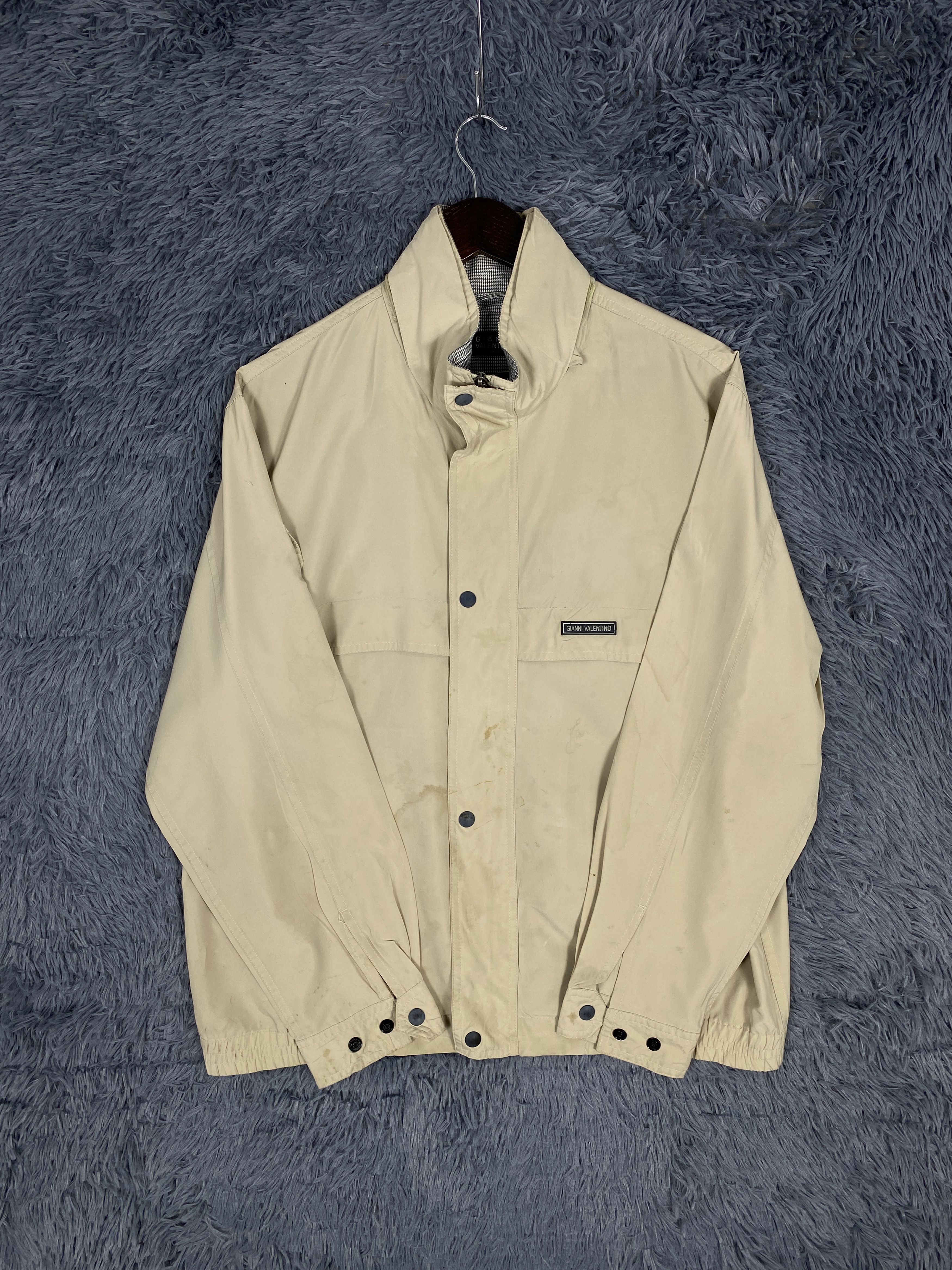 Giovanni Valentino Vintage Gianni Valentino Zip Up Light Jacket Size US L / EU 52-54 / 3 - 6 Thumbnail