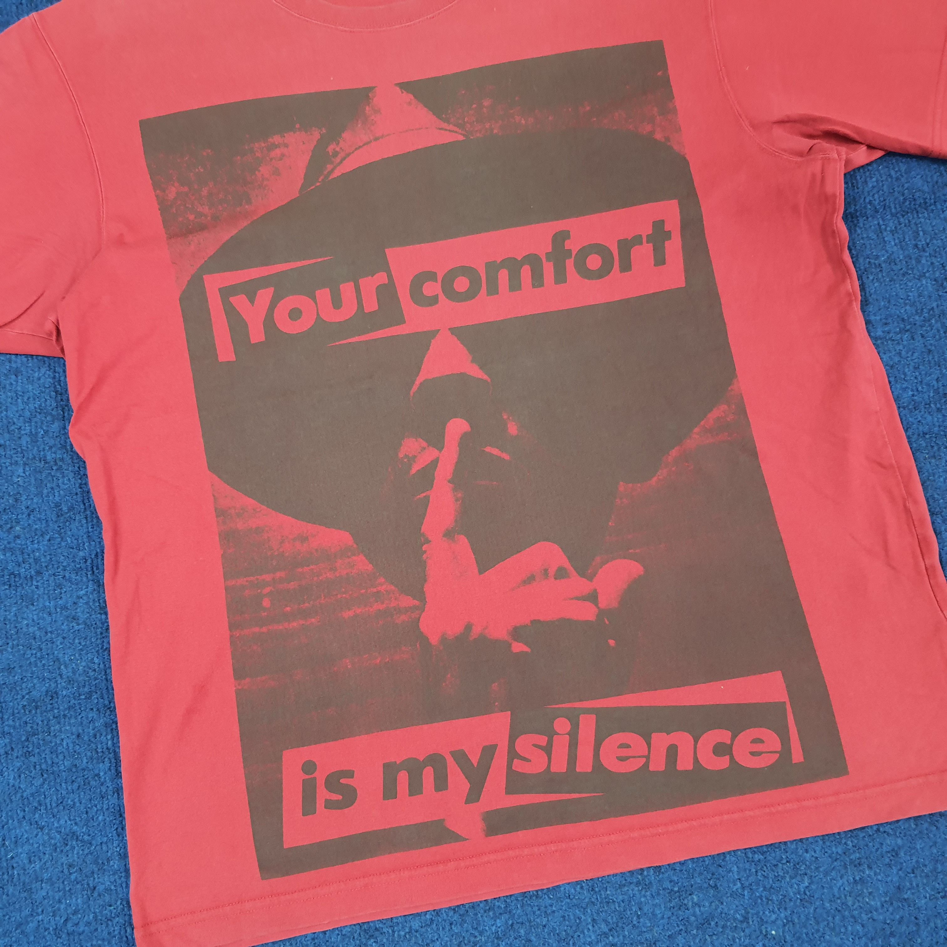 Barbara Kruger Vintage Barbara Kruger Designer Artwork Tshirt C223N20 Size US L / EU 52-54 / 3 - 2 Thumbnail