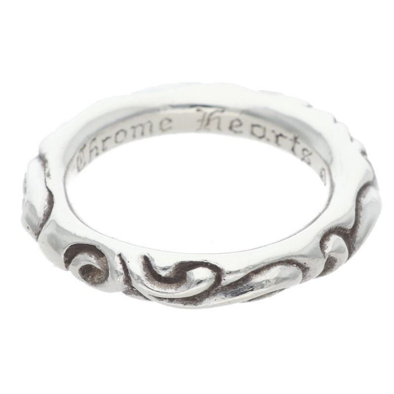 Chrome Hearts Chrome Hearts Scroll Band Silver Ring Size ONE SIZE - 1 Thumbnail