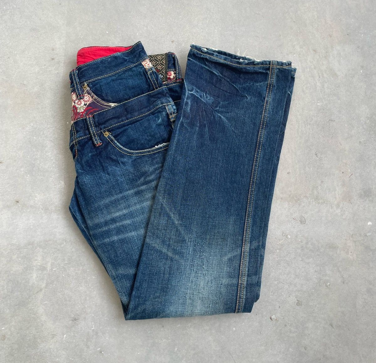 Japanese Brand × Streetwear Project G/R Trompe L'oeil Denim