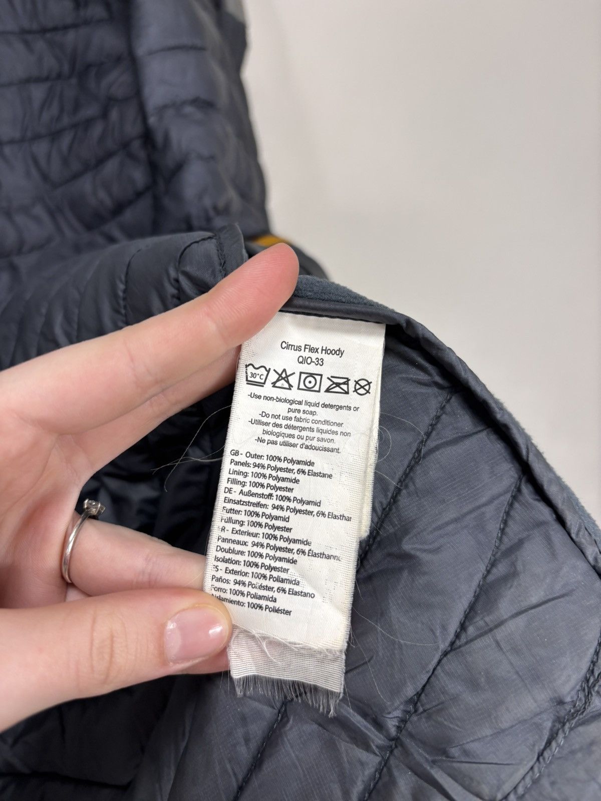 Rab Rab Cirrus Flex Hoody Puffer Jacket Men’s Grey Lightweight Size US S / EU 44-46 / 1 - 17 Thumbnail