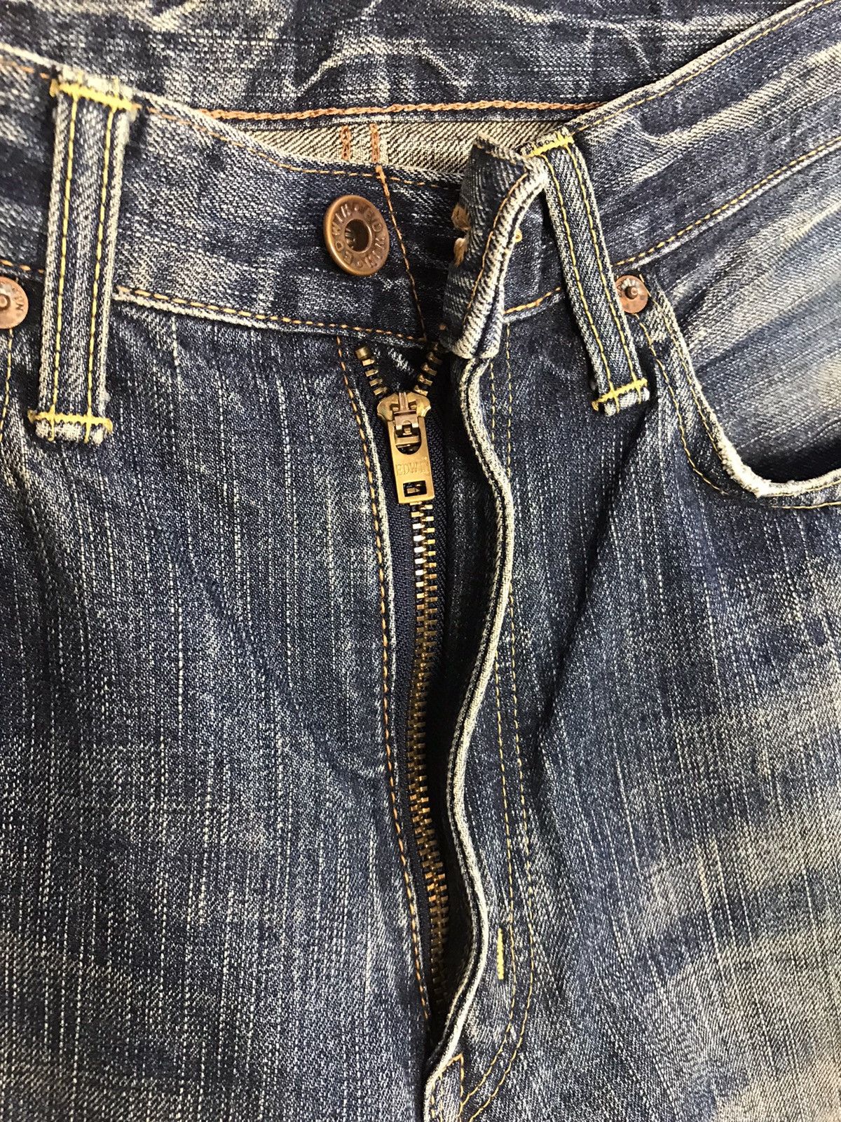 Edwin × Japanese Brand × Vintage Vintage Edwin 505Z Selvedge Short Pants Jeans Size US 29 - 11 Thumbnail