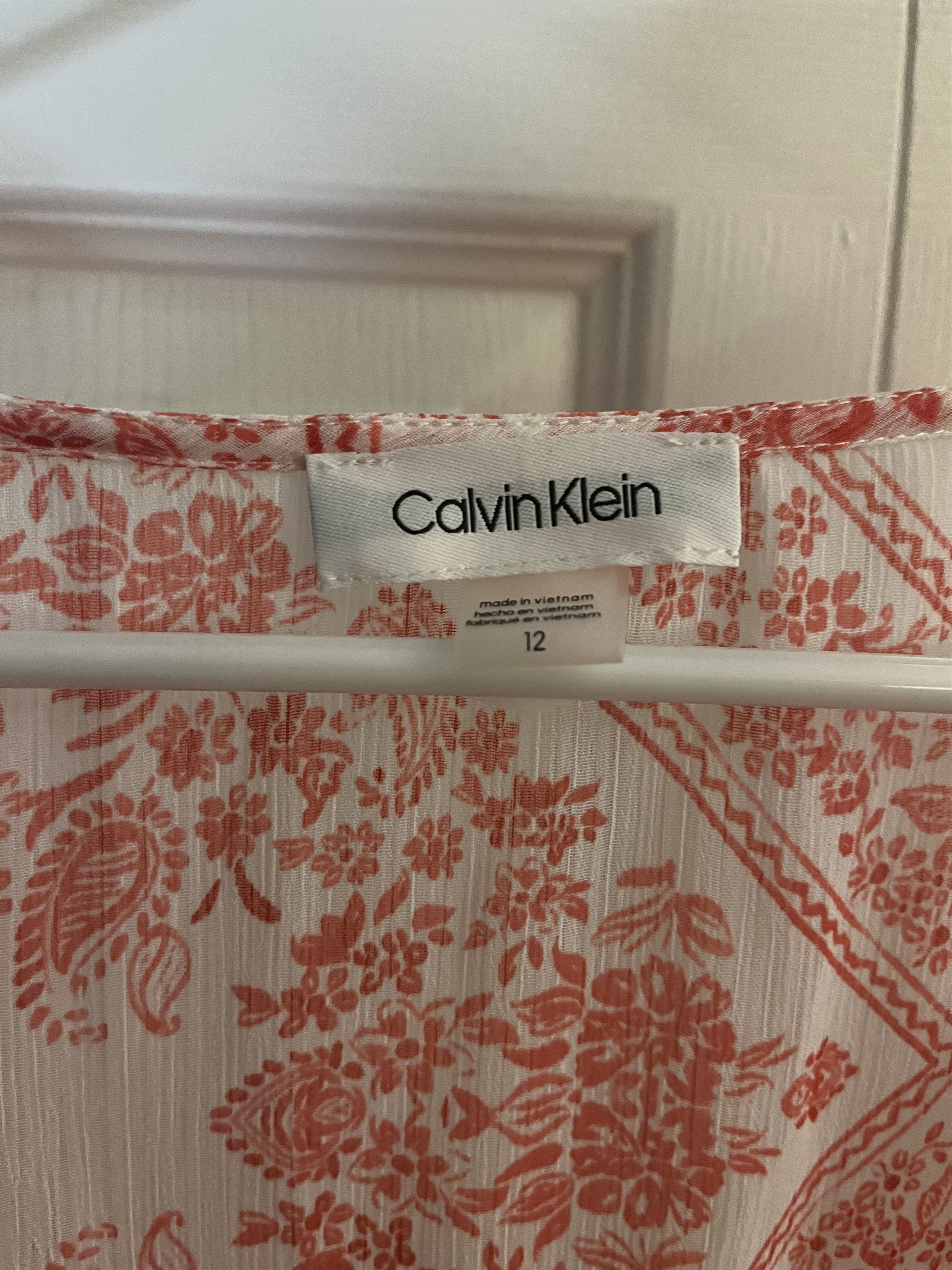 Calvin Klein NWT Calvin Klein Chiffon Wrap Dress size 12 Size XL / US 12-14 / IT 48-50 - 6 Thumbnail