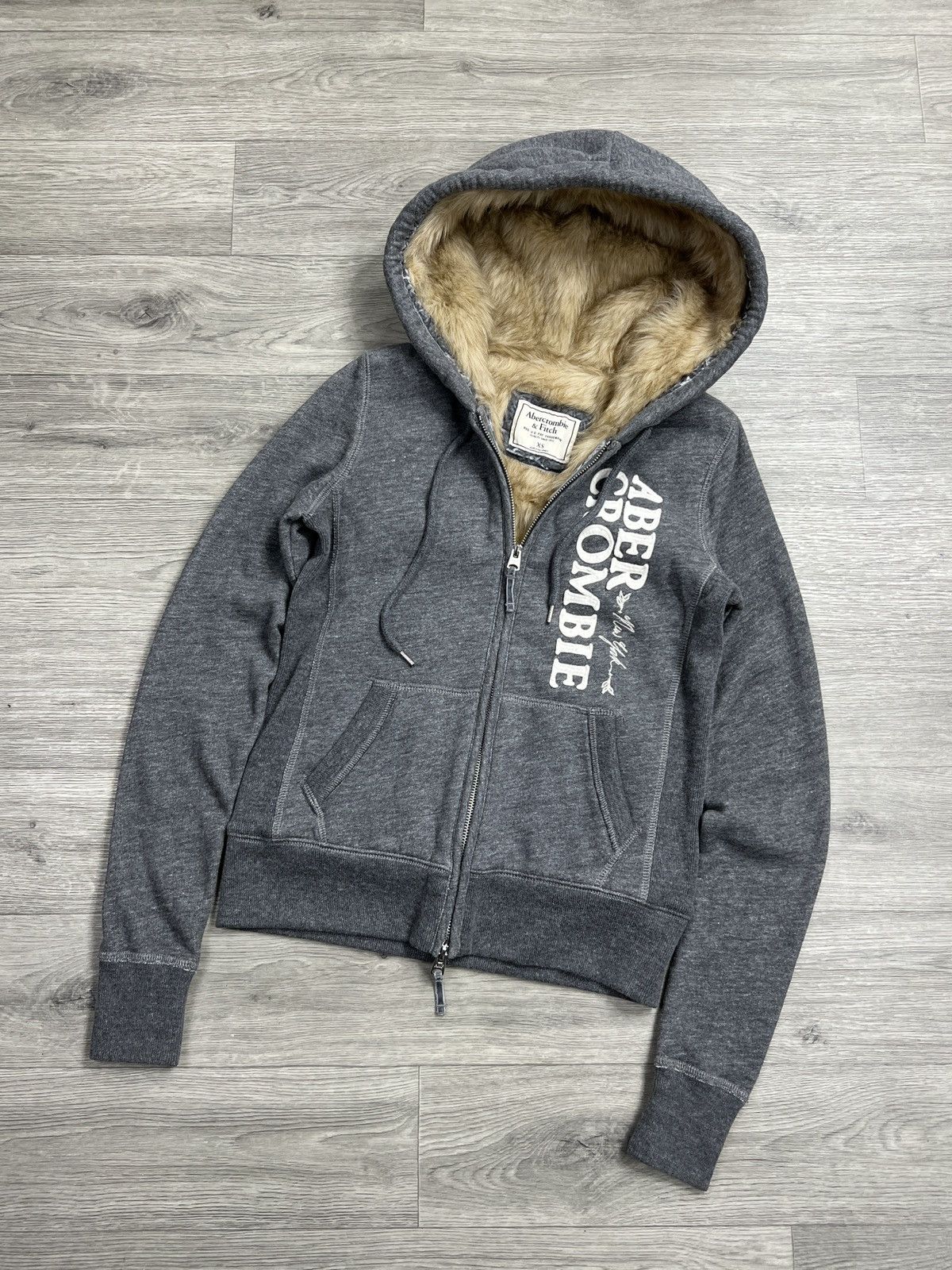 Abercrombie & Fitch abercrombie & Fitch vintage y2k zip hoodie Jackets fur Size XS / US 0-2 / IT 36-38 - 4 Thumbnail