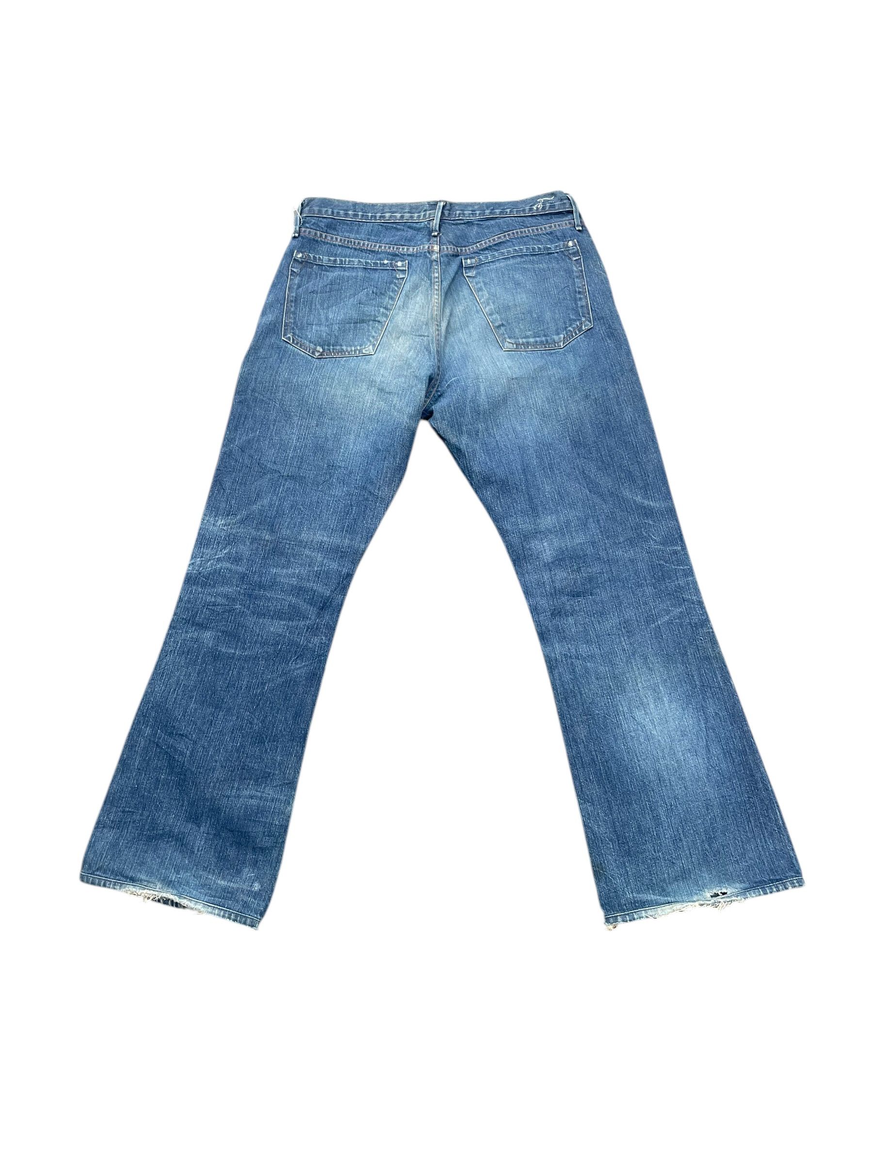 Earnest Sewn Earnest Sewn Flare Distresed Jeans Size US 35 - 5 Thumbnail