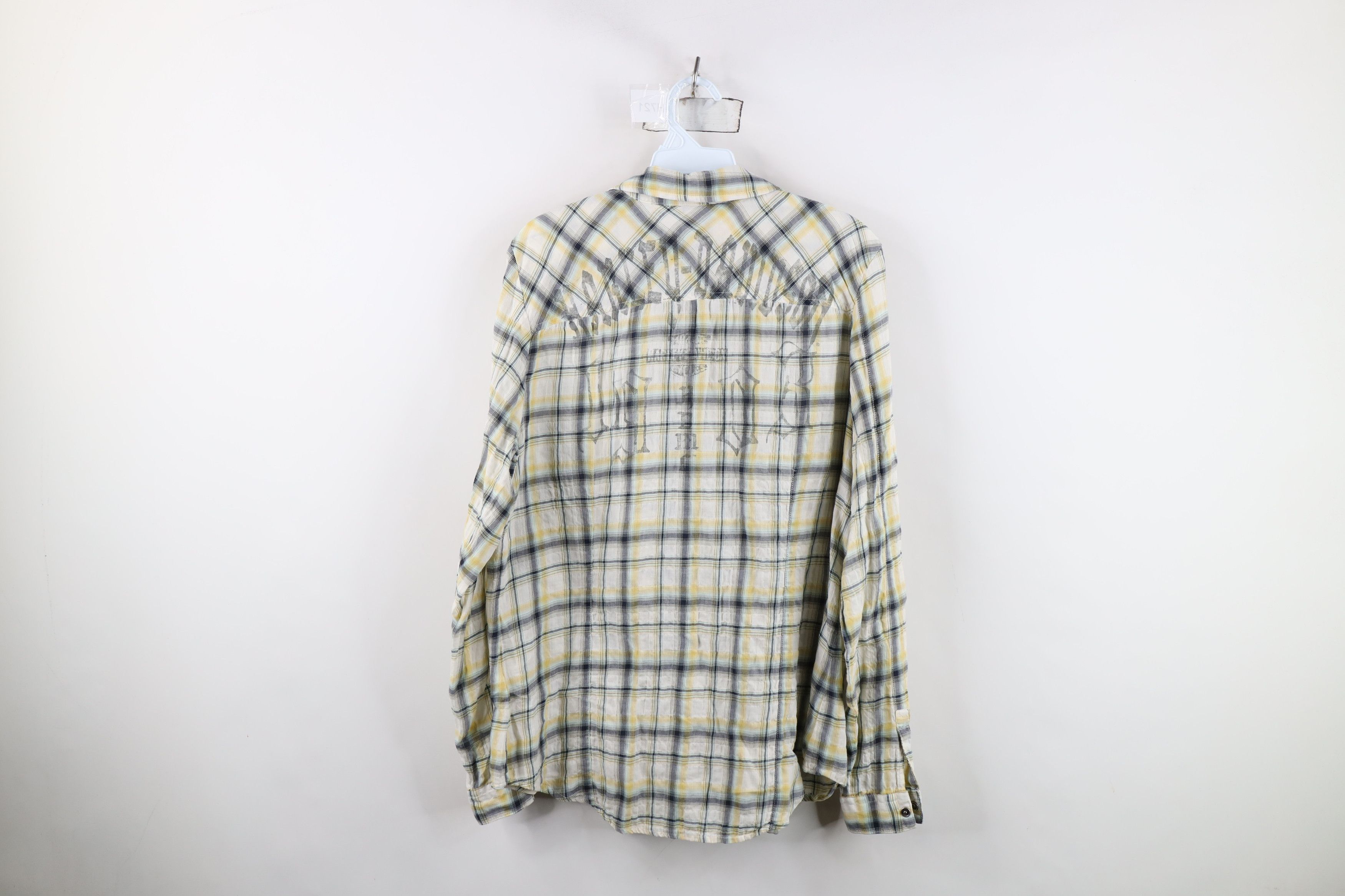 Harley Davidson Vintage Harley Davidson Gauzy Cotton Snap Button Shirt Size US M / EU 48-50 / 2 - 11 Thumbnail