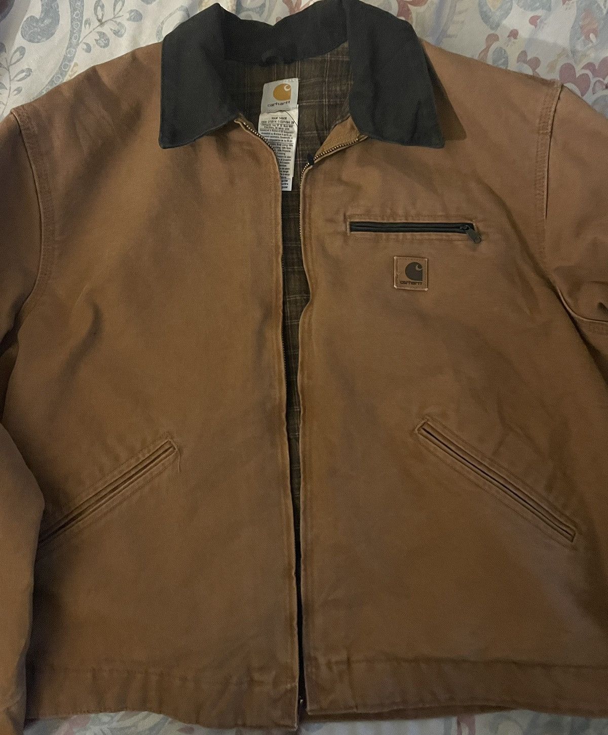 image of Vintage Carhartt Detroit Jacket in Brown Tan, Men's (Size XL)