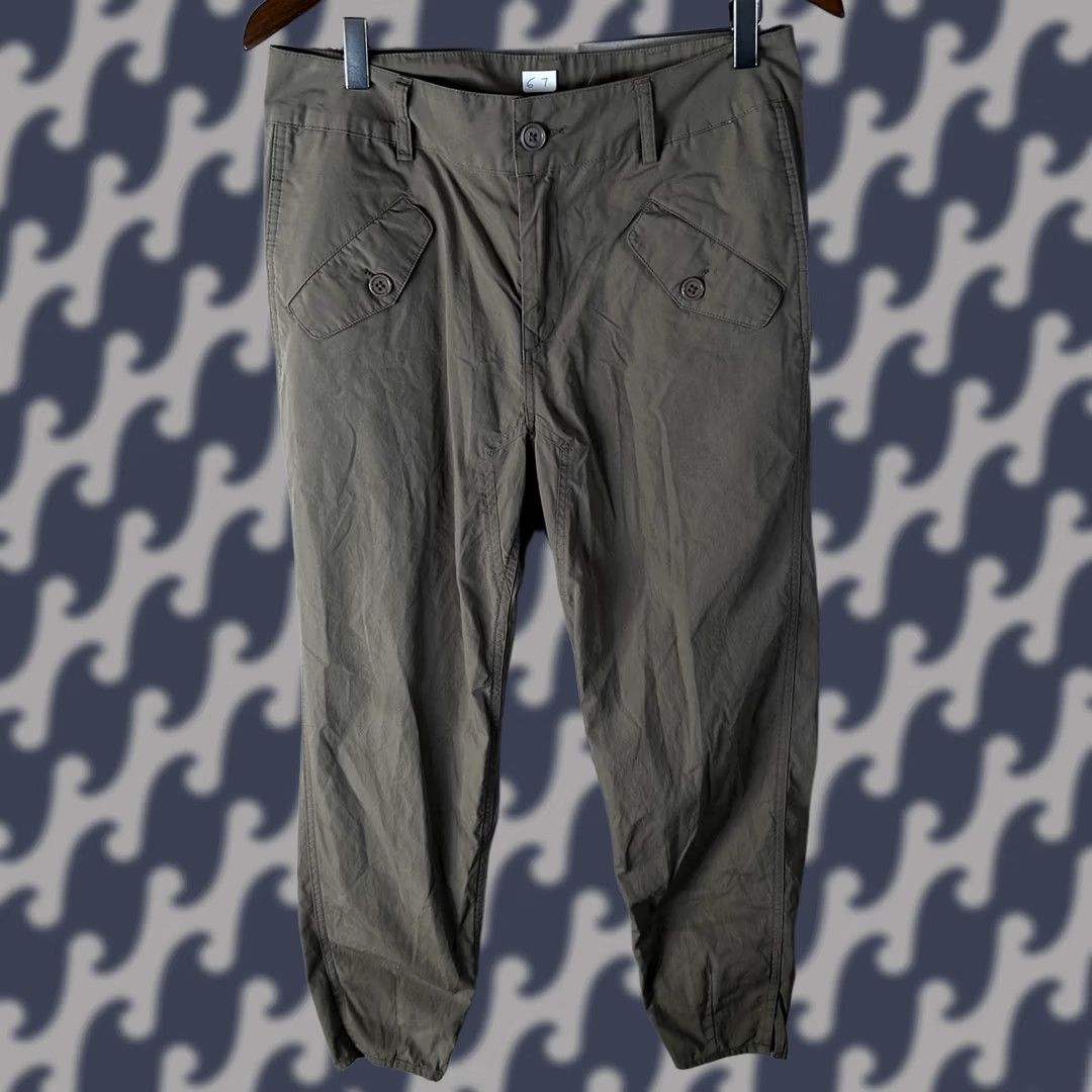 Vintage KUT from the Kloth Olive Green Cargo Utility Tapered Pants Size 4 Size 27" / US 4 / IT 40 - 1 Thumbnail