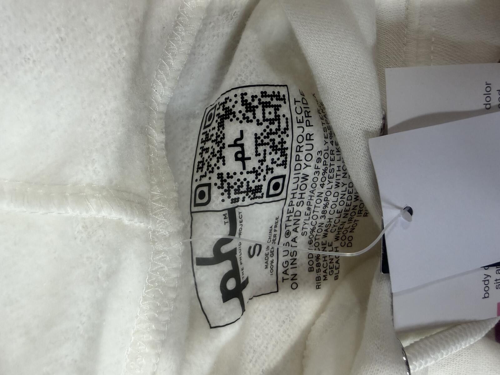 Target Basics NWT Pride Hoodie The Phluid Project White Hoodie S size cod3 Size S / US 4 / IT 40 - 7 Thumbnail