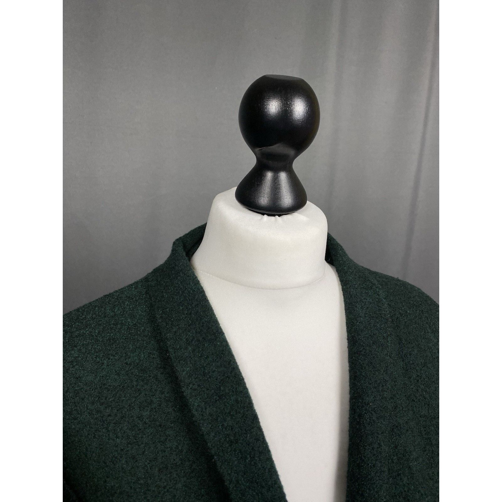 OSKA Oska Boiled Wool Women's Green Long Over Coat Size 3 Size M / US 6-8 / IT 42-44 - 6 Thumbnail