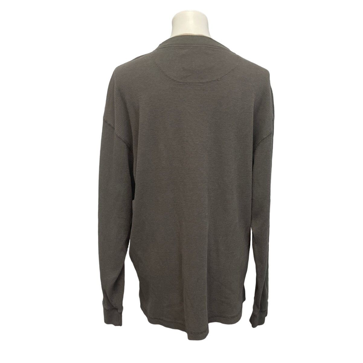 Redhead RedHead Mens Large PolyCotton Crew Neck Waffled Henley Shirt Size US L / EU 52-54 / 3 - 3 Thumbnail