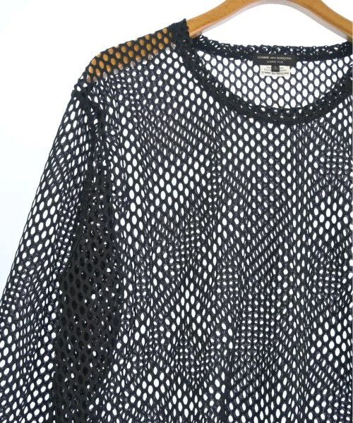 Comme des Garcons Homme Plus T-Shirts Polyester cut-and-sew crewneck long back Black Size US L / EU 52-54 / 3 - 3 Thumbnail