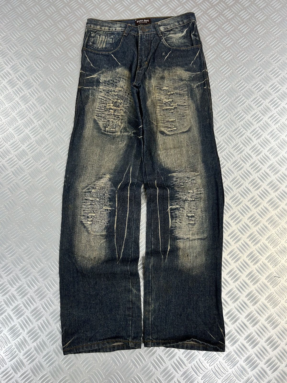Japanese Brand × Vintage Vintage Faded Relaxed y2k Japanese Jeans 2000s Size US 38 / EU 54 - 1 Thumbnail