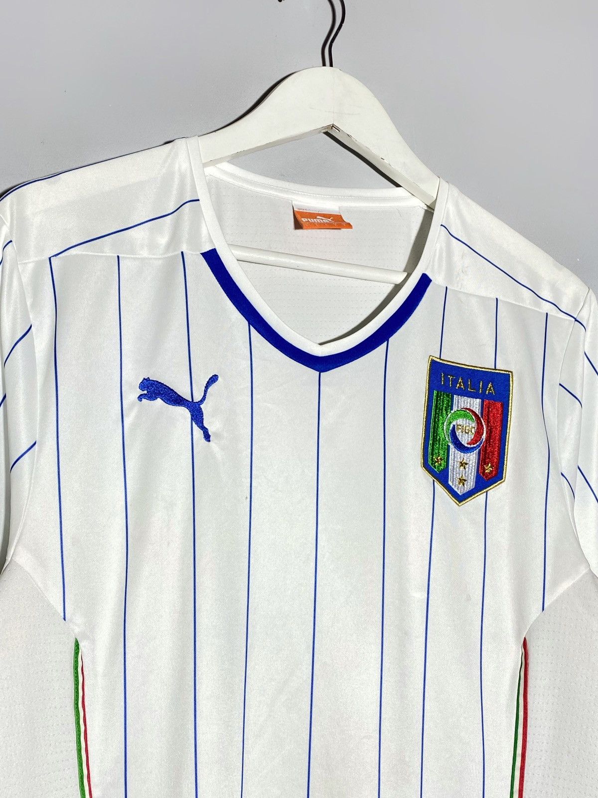 Puma Puma Italy 2014 Away Football Shirt Size US L / EU 52-54 / 3 - 3 Thumbnail