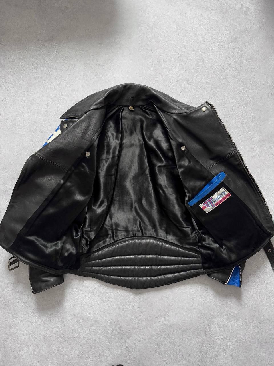 Honda Vintage TT Leathers Heavyweight Leather Jacket Honda 70s 80s Size US M / EU 48-50 / 2 - 16 Thumbnail