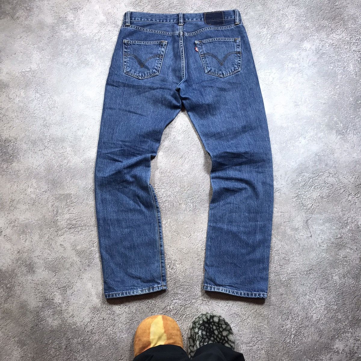 Vintage Vintage 90s Levis Baggy Distressed Thrashed Jeans Grunge 34 Size US 34 / EU 50 - 2 Thumbnail