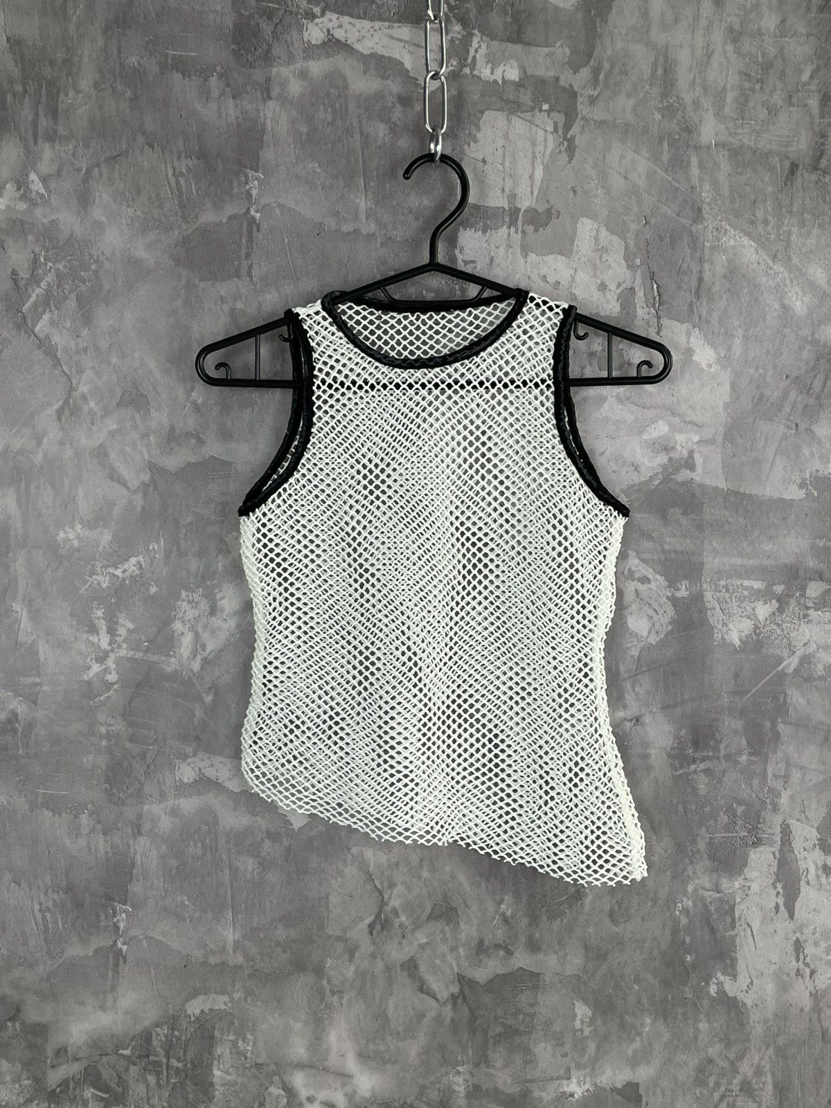 Hysteric Glamour Avant Garde Y2K Mesh Abstract Design Tank Top Size M / US 6-8 / IT 42-44 - 1 Thumbnail