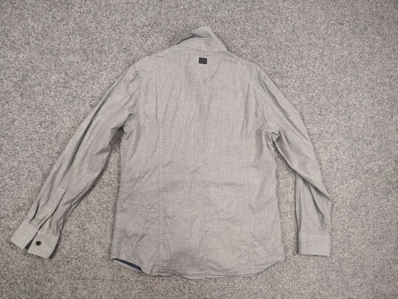 G-Star G Star Raw Rovic Cargo Pocket Gray Long sleeve button Shirt Size US L / EU 52-54 / 3 - 9 Thumbnail