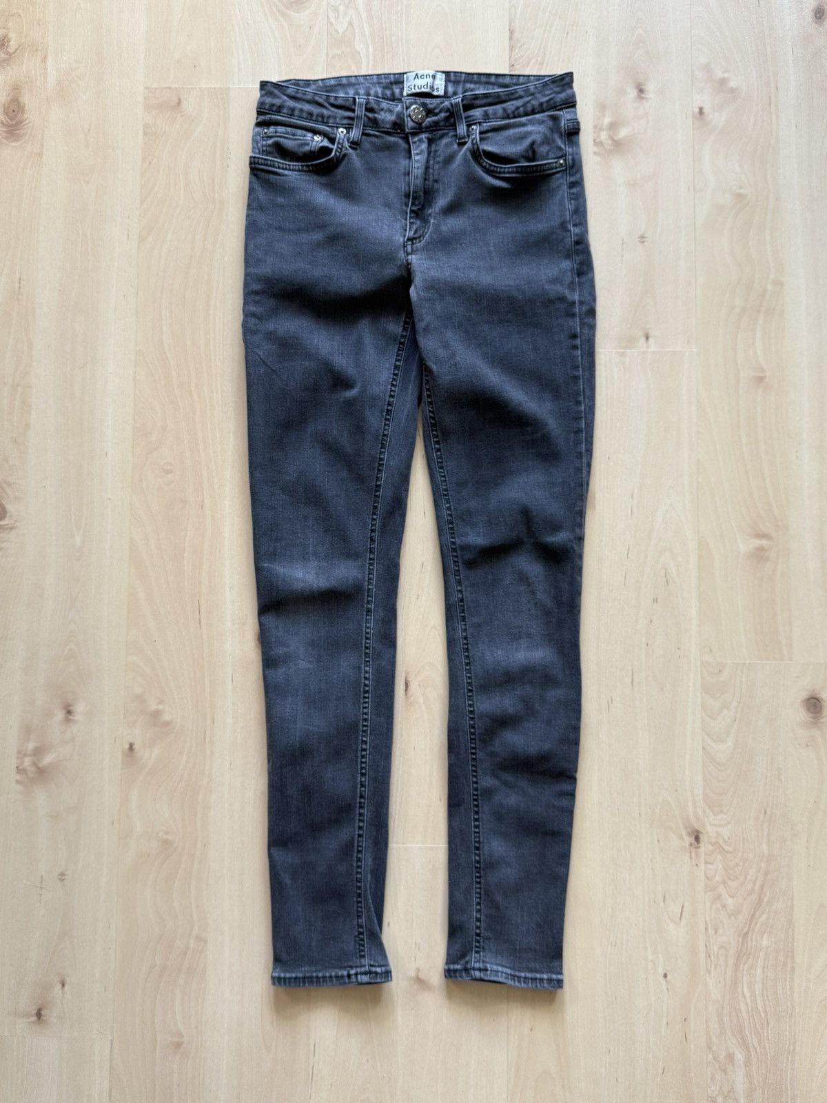 Acne Studios Acne Studios Skin 5 Used Black Jeans Size 28" / US 6 / IT 42 - 1 Thumbnail