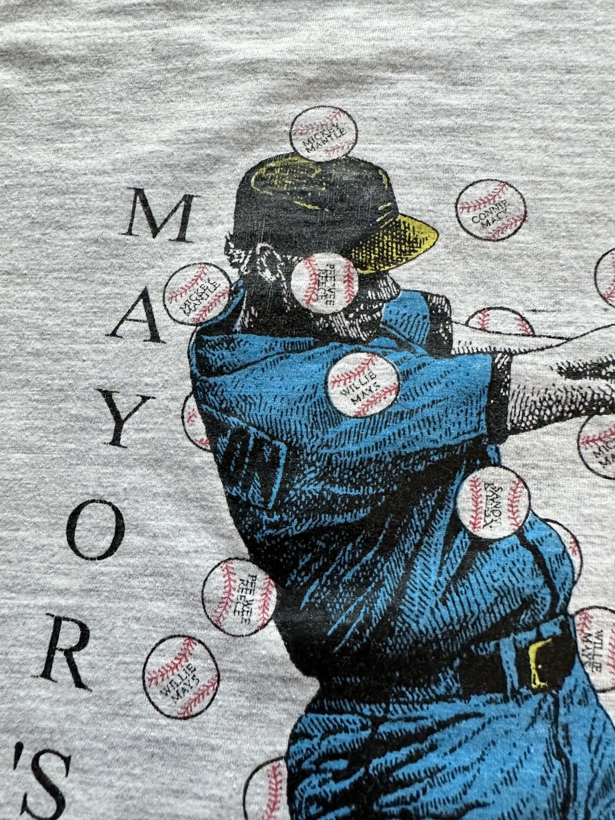 Vintage Vintage 90s Mayors Invitational Baseball Tournament Tee Size US L / EU 52-54 / 3 - 3 Thumbnail