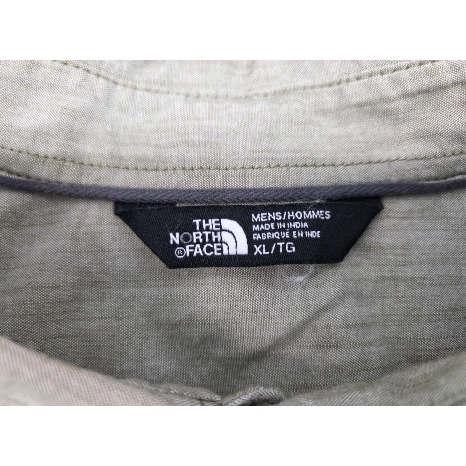 The North Face The North Face Mens Short Sleeve Button Up Beige Shirt XL Regular 48 Chest Cotton Polyester Woven Logo Pocket White? Size US XL / EU 56 / 4 - 3 Thumbnail