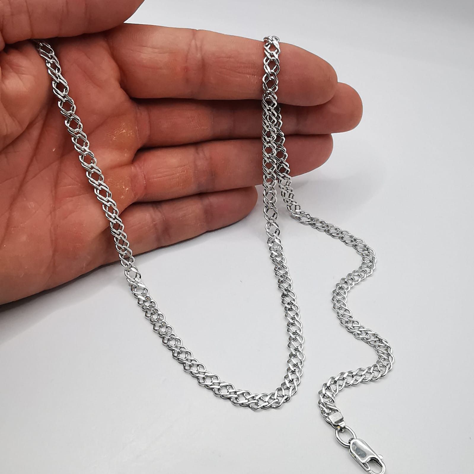 Sterling Silver Vintage Chain, 925 Sterling Silver, Signed , 16,07g Size ONE SIZE - 6 Thumbnail