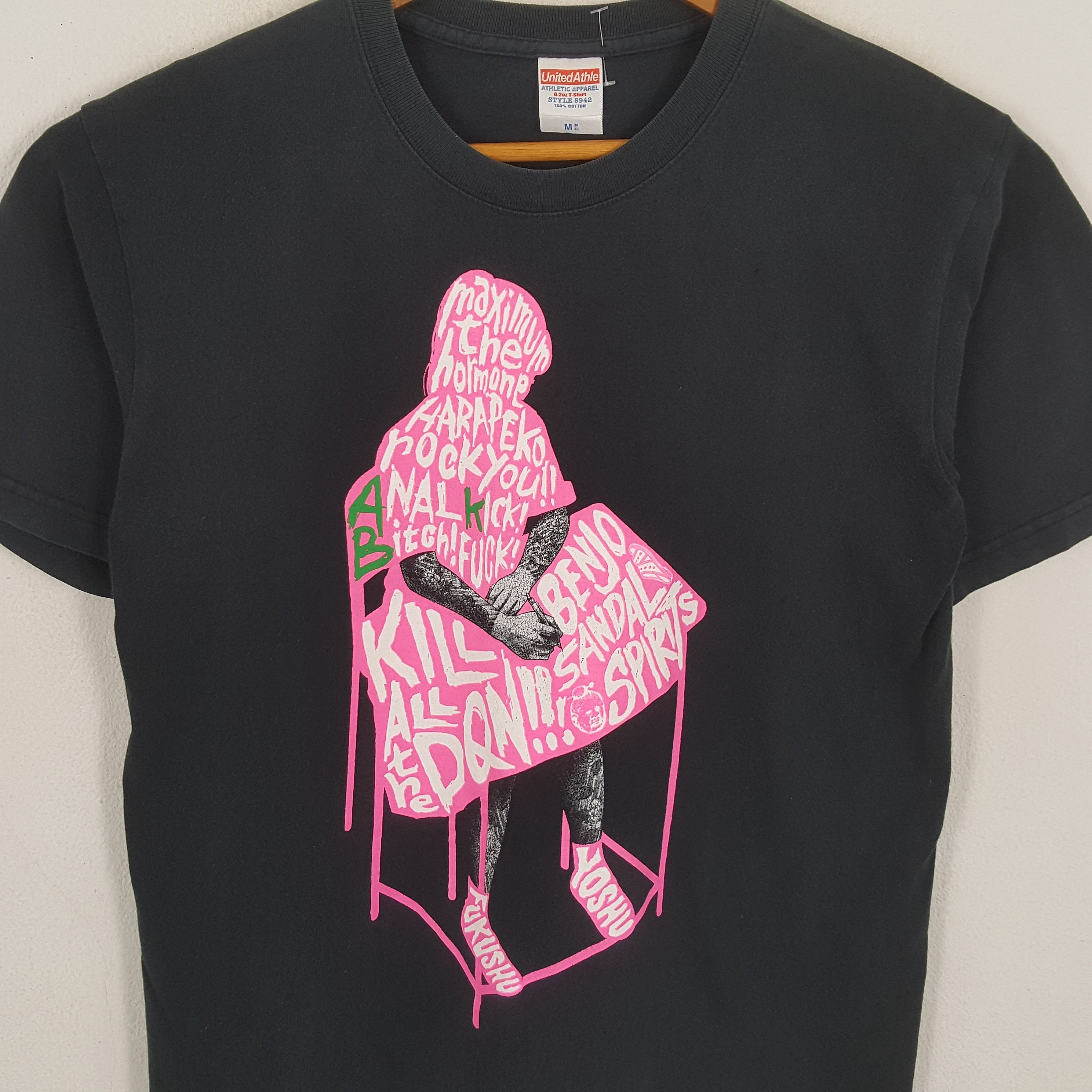 Band Tees × Vintage Vintage MAXIMUM THE HORMONE Japan Heavy Metal Band T-Shirt Size US M / EU 48-50 / 2 - 2 Thumbnail